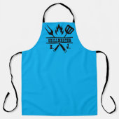 Blue Grillmaster BBQ Apron エプロン (正面)