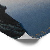 Blue Grotto，カプリ島，カンパニア，イタリア ポスター (角)