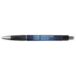 Blue Grunge Gradient Custom Logo Pens ボールペン