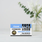 Blue Handyman Toolsタブビルダー 名刺 (スタンド正面)