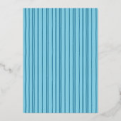 Blue Happy Hanukkah写真かわいいモダン実在金ゴールド 箔シーズンカード (裏面)