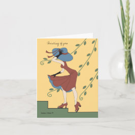 Blue Hatノートカード カード