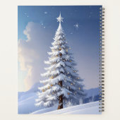 Blue Hat Snowman Christmas Tree Holiday Planner プランナー手帳 (裏面)