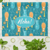 Blue Hawaii and Tropical Itch キッチンタオル (折り畳み)