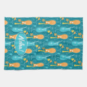 Blue Hawaii and Tropical Itch キッチンタオル (横)