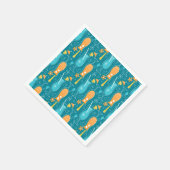 Blue Hawaii and Tropical Itch スタンダードカクテルナプキン (角)