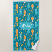 Blue Hawaii and Tropical Itch ビーチタオル (正面)