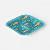 Blue Hawaii and Tropical Itch ペーパープレート (傾斜あり)