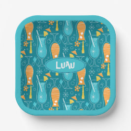 Blue Hawaii and Tropical Itch ペーパープレート