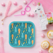 Blue Hawaii and Tropical Itch ペーパープレート (パーティー)