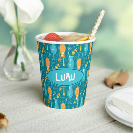 Blue Hawaii and Tropical Itch 紙コップ