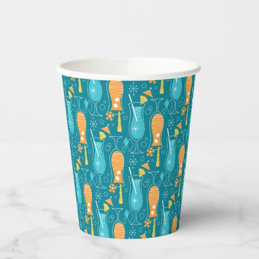 Blue Hawaii and Tropical Itch 紙コップ (左)