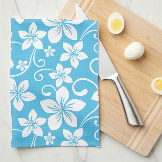 BLUE HAWAII (BLUE) キッチンタオル (四つ折り)