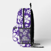 BLUE HAWAII PATTERN IN PURPLE プリントバックパック (右)