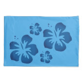 Blue Hawaiian Flower  枕カバー (裏面)