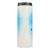 Blue Heart Energy Water Bottle – Spiritual Power f タンブラー (裏面)