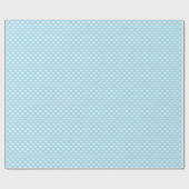 Blue Heart Pattern for Baby Shower, Birthday  ラッピングペーパー (フラット)