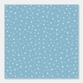 Blue Hearts & Dots Pattern – Cute Hand-Drawn Desig 壁紙 (正面)