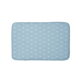 Blue Hearts Pattern Bath Mat バスマット (正面)