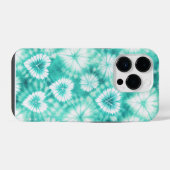 Blue Hearts Tie Dye iPhoneケース (裏面横)