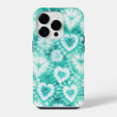 Blue Hearts Tie Dye iPhoneケース (裏面)