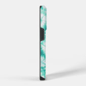 Blue Hearts Tie Dye iPhoneケース (右側面)