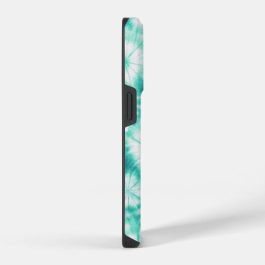 Blue Hearts Tie Dye iPhoneケース (右側面)