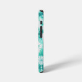 Blue Hearts Tie Dye iPhoneケース (左側面)