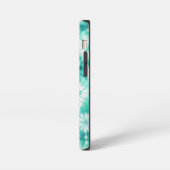 Blue Hearts Tie Dye iPhoneケース (左側面)