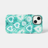 Blue Hearts Tie Dye iPhoneケース (裏面横)