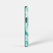 Blue Hearts Tie Dye iPhoneケース (右側面)