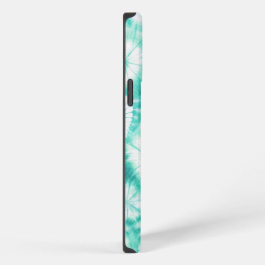 Blue Hearts Tie Dye iPhoneケース (右側面)
