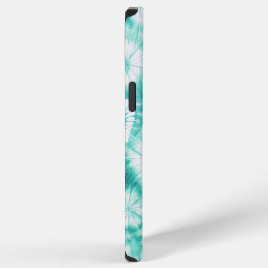 Blue Hearts Tie Dye iPhoneケース (右側面)