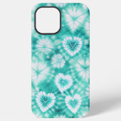 Blue Hearts Tie Dye iPhoneケース (裏面)