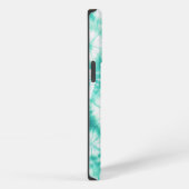 Blue Hearts Tie Dye iPhoneケース (右側面)
