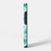 Blue Hearts Tie Dye iPhoneケース (左側面)