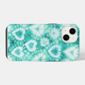 Blue Hearts Tie Dye iPhoneケース (裏面横)