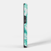 Blue Hearts Tie Dye iPhoneケース (右側面)