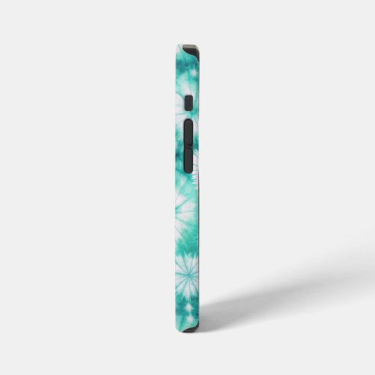 Blue Hearts Tie Dye iPhoneケース (左側面)