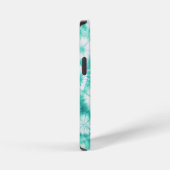 Blue Hearts Tie Dye iPhoneケース (右側面)