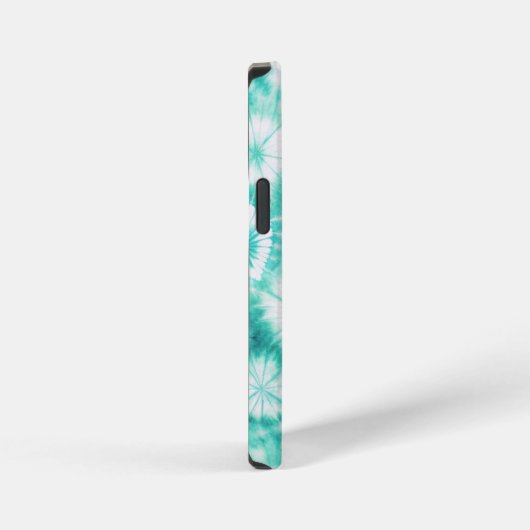 Blue Hearts Tie Dye iPhoneケース (右側面)
