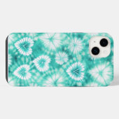 Blue Hearts Tie Dye iPhoneケース (裏面横)