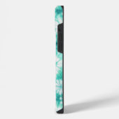 Blue Hearts Tie Dye iPhoneケース (左側面)