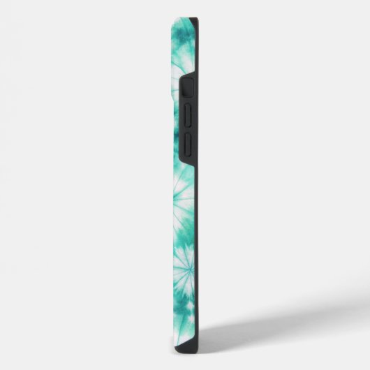 Blue Hearts Tie Dye iPhoneケース (左側面)