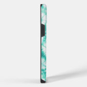 Blue Hearts Tie Dye iPhoneケース (右側面)