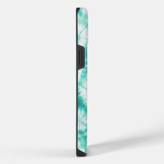 Blue Hearts Tie Dye iPhoneケース (右側面)