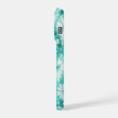 Blue Hearts Tie Dye iPhoneケース (左側面)