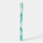 Blue Hearts Tie Dye iPhoneケース (右側面)