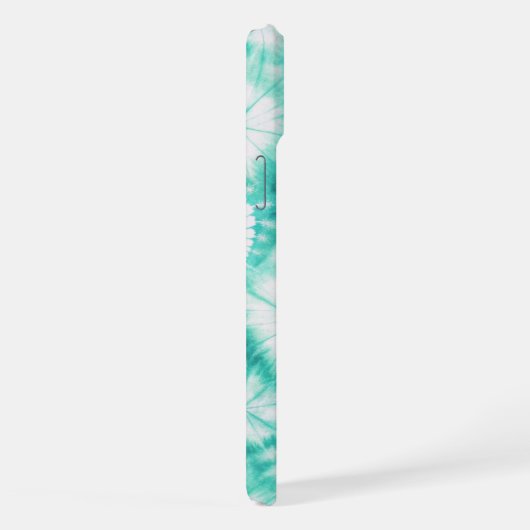 Blue Hearts Tie Dye iPhoneケース (右側面)