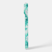 Blue Hearts Tie Dye iPhoneケース (左側面)